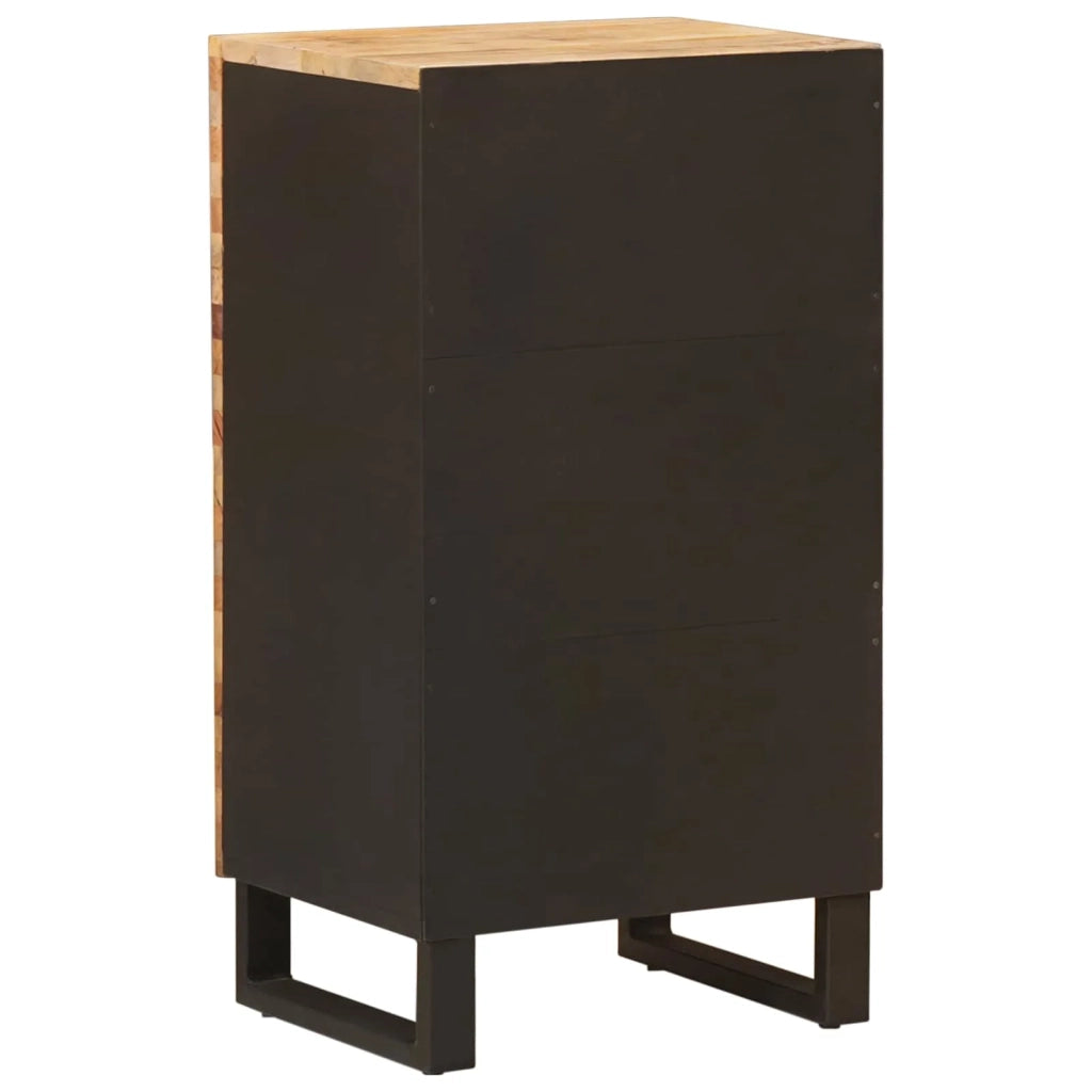 Mobile laterale Marrone 40 x 33 x 75 cm Legno di mango massello 4018320