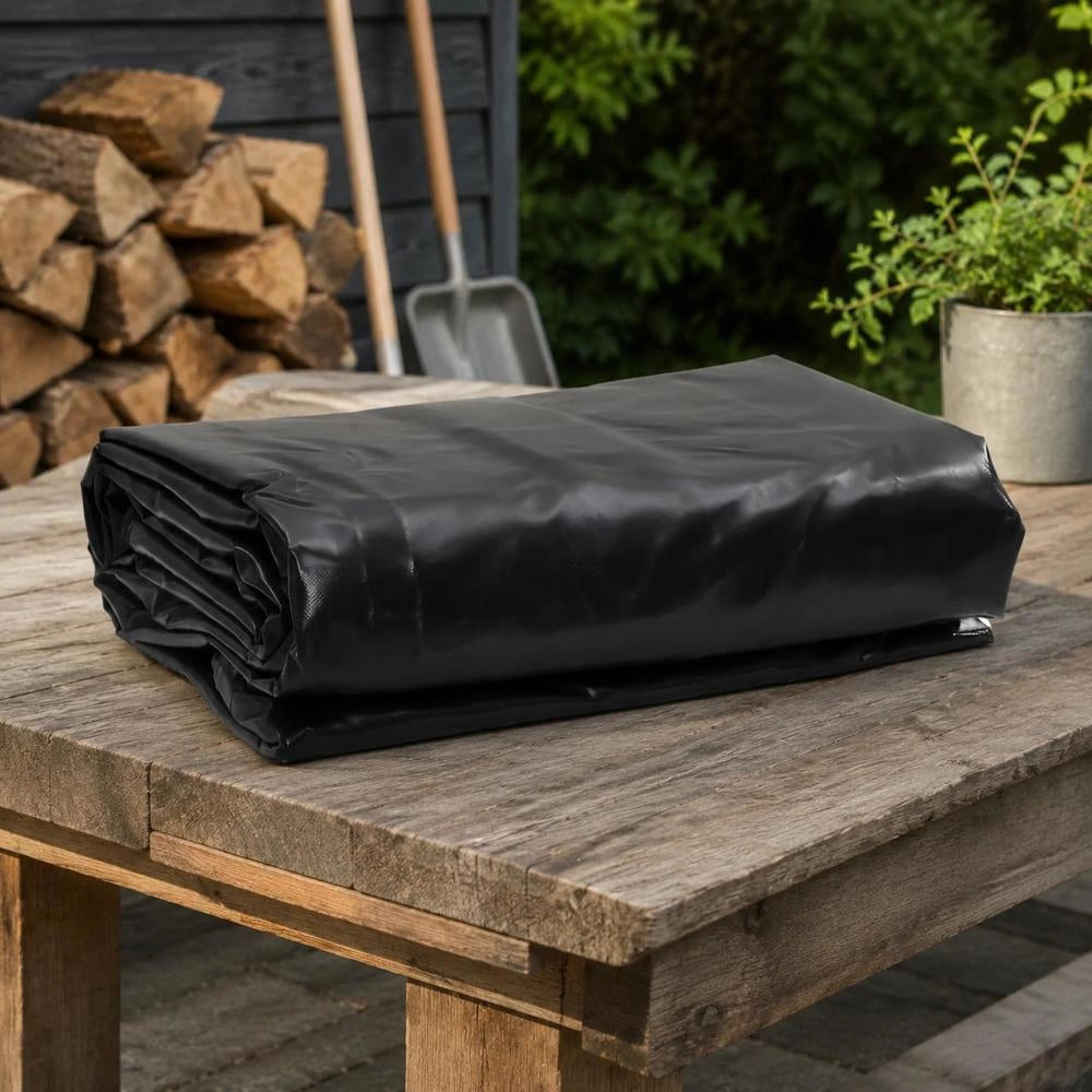 Tarpaulin, Anthracite, 3x6 M, 650 G/square Meter