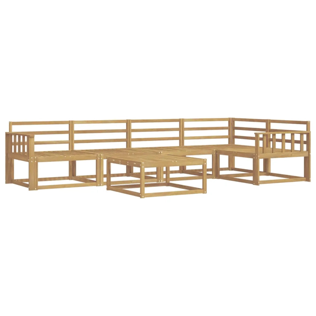 Set di divani da esterno 6 pcs Bianco 79 x 79 x 37 cm 3386473