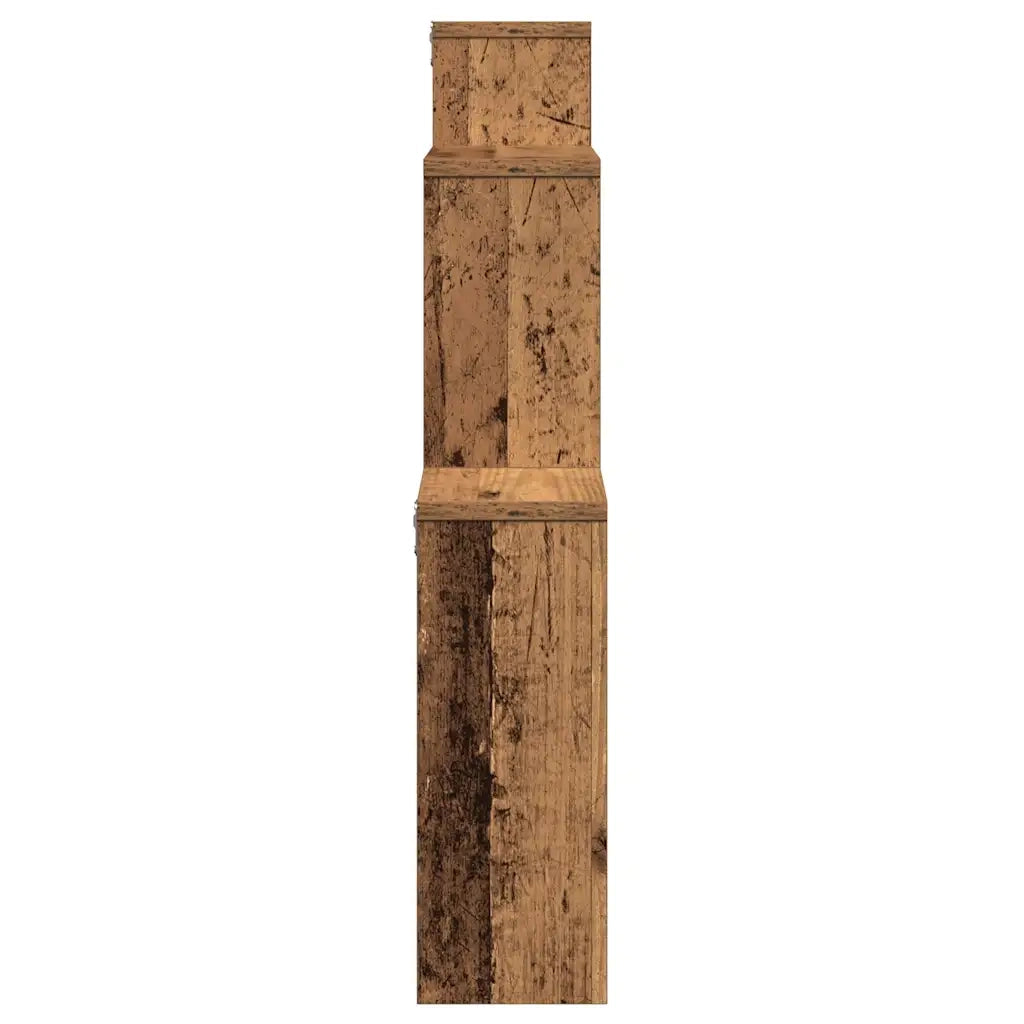 Mensola da Parete Legno Vecchio 80x15x78,5 cm Legno Multistrato