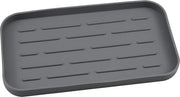 Supporto di spugna in silicone - Contenitore di sapone compatto per doccia - Grigio - 25 x 14 cm supporto di spugna per doccia magnetico