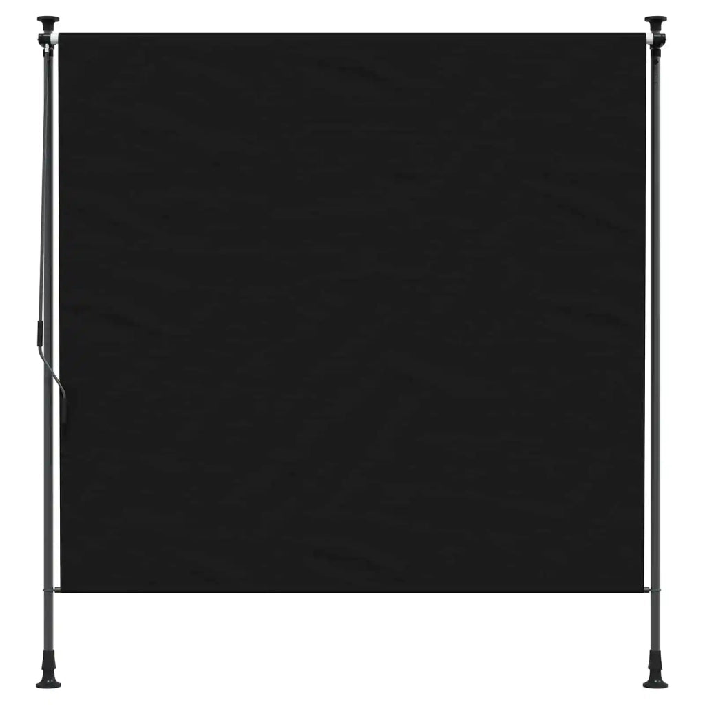 Tenda a Rullo Esterna Nero 150 x 270 cm