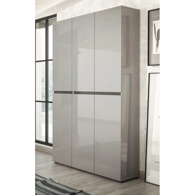 Scarpiera a 6 ante XL MISTER made in Italy - Grigio