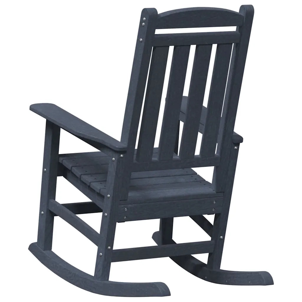 Sedia a dondolo 2 pcs Navy 92 x 70 x 108 cm Polietilene 3335811