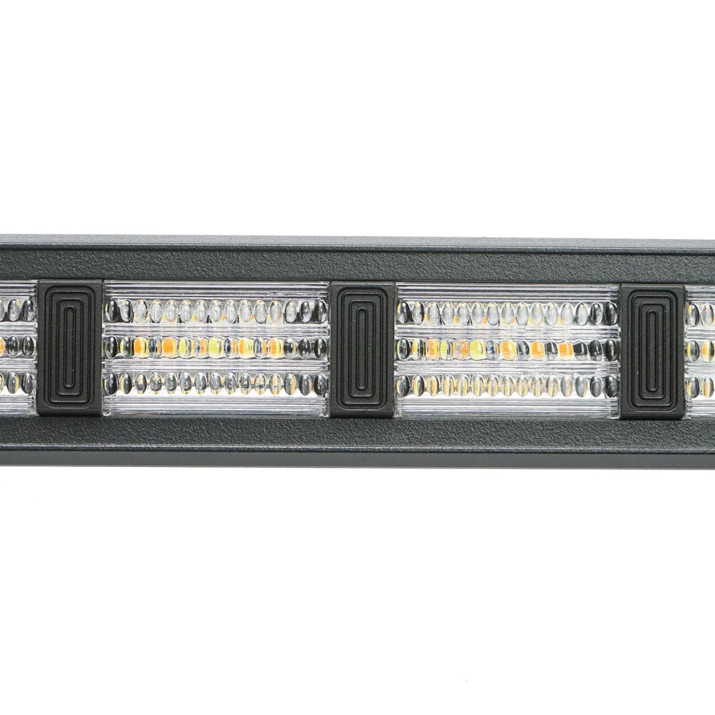 Set di 2 lampade stroboscopiche a LED con ventose, 96W, 9-30V, 5 colori, 8 moduli 385x40x36mm