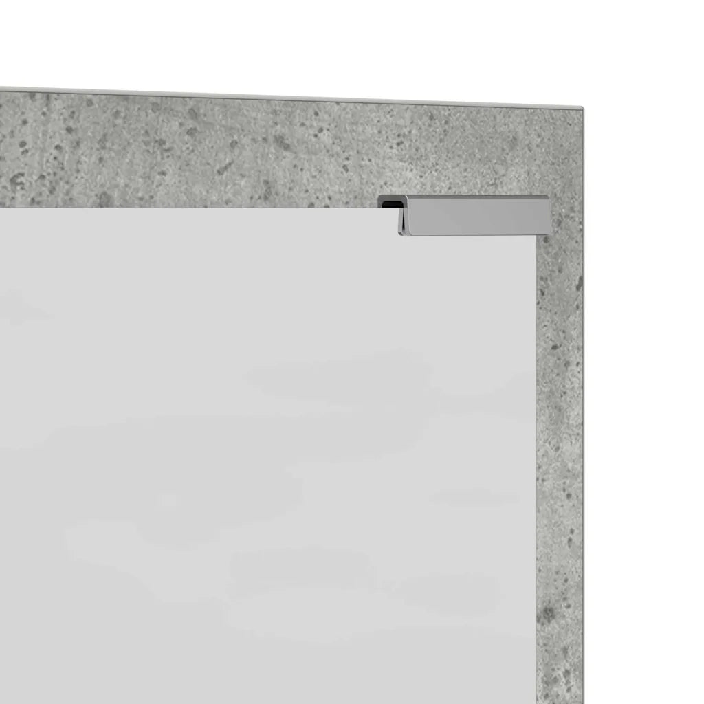 vidaXL Appendiabiti a muro Grigio Cemento 100 x 10 x 100 cm