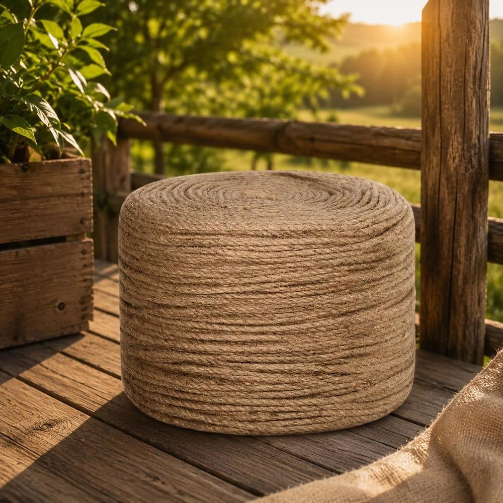 Jute Rope, 100 M Length, 8 Mm Thickness