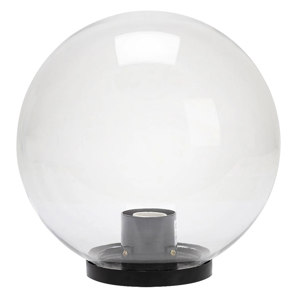 LANTERNA TESTA-PALO 'GLOBO' Ø cm.30 - trasparente  - VELAMP