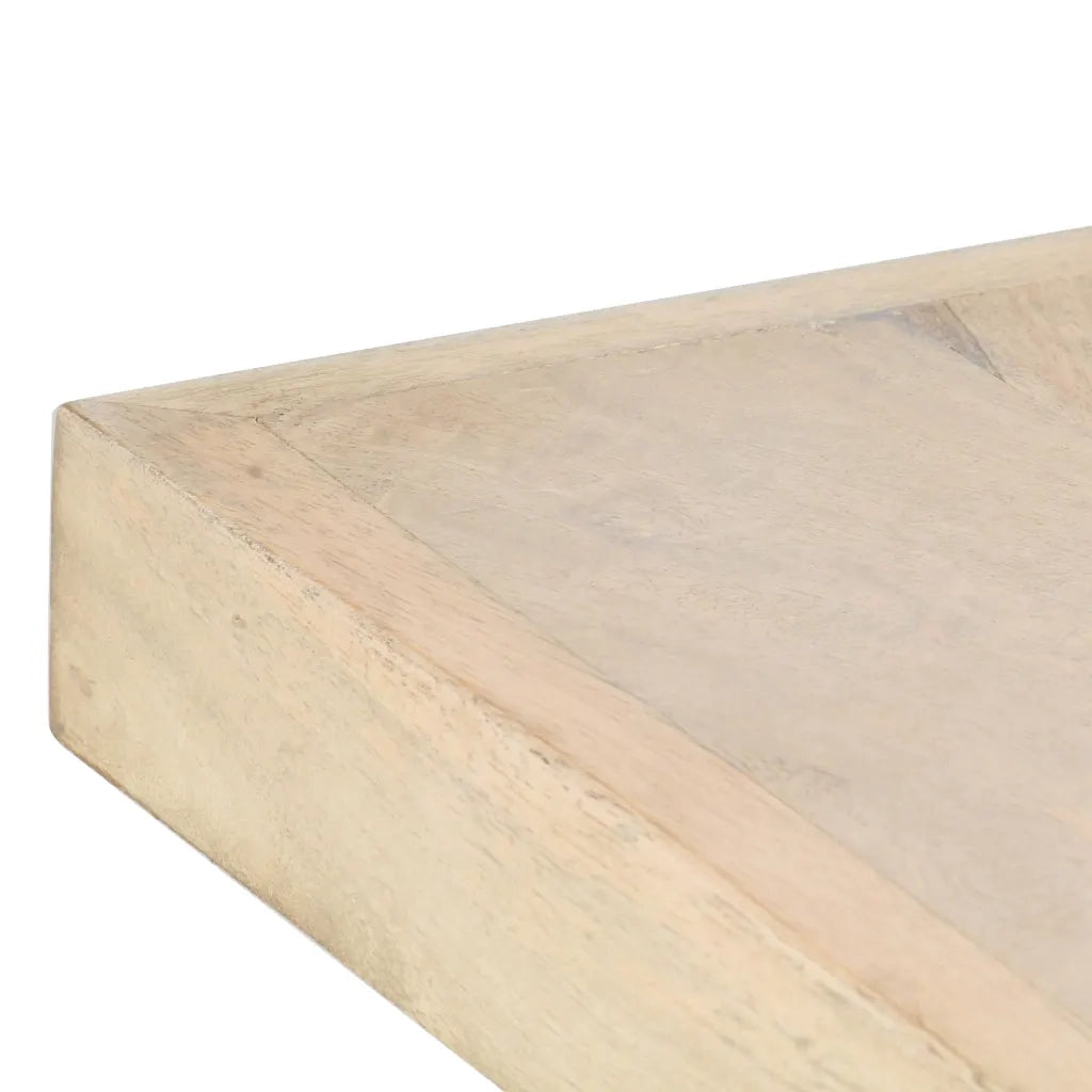 Tavolo da Pranzo 180x90x76 cm in Massello di Mango Sbiancato cod mxl 23906