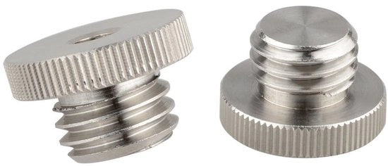 Adattatore filo 1/4 a 5/8 pollici - Livello laser a treppiede - Connessione stabile - Set da 2 pezzi - Adatto per diversi marchi - Utilizzabile con livelli laser di varie marche - Modello compatibile con i seguenti prodotti: