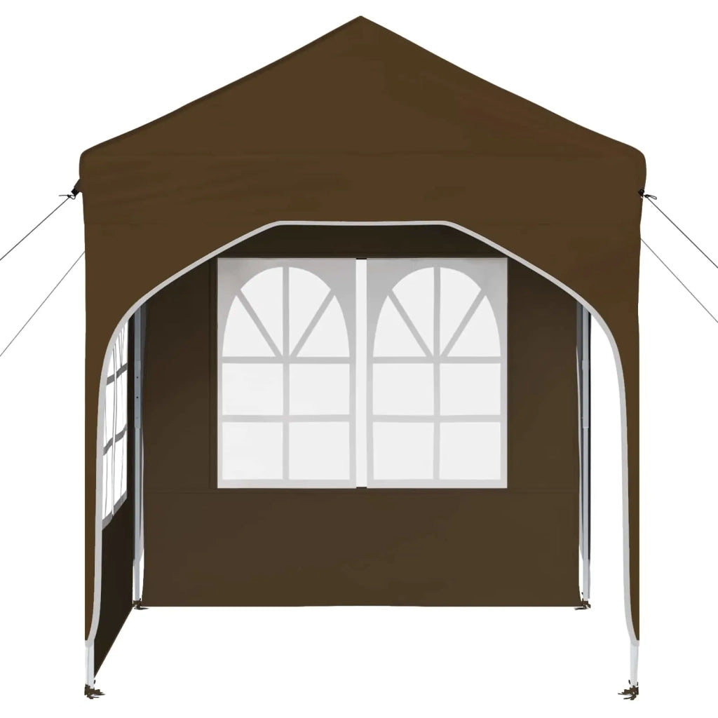 Tenda per feste a pop-up-Gazebo 192 x 192 x 245 cm Tortora 928756