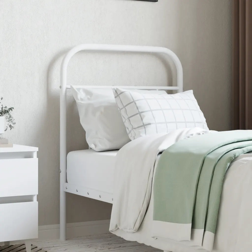 Testiera di Ricambio in Metallo Bianco 75 cm 352653