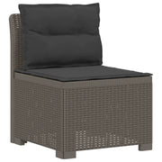 Divano da Giardino 4 Posti con Cuscini Aspetto Rattan PP 3443991