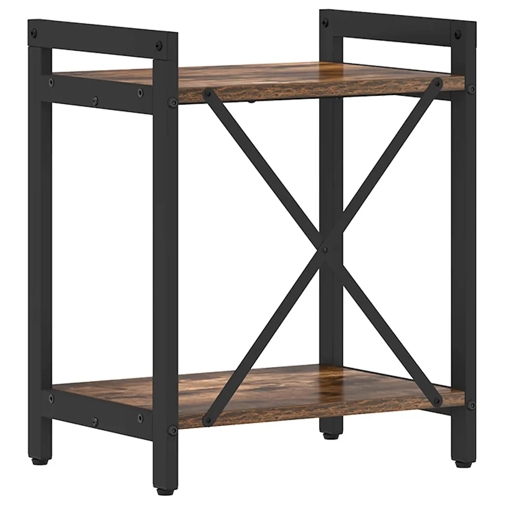 Libreria Rovere fumé 40 x 30 x 50 cm Legno multistrato 868373