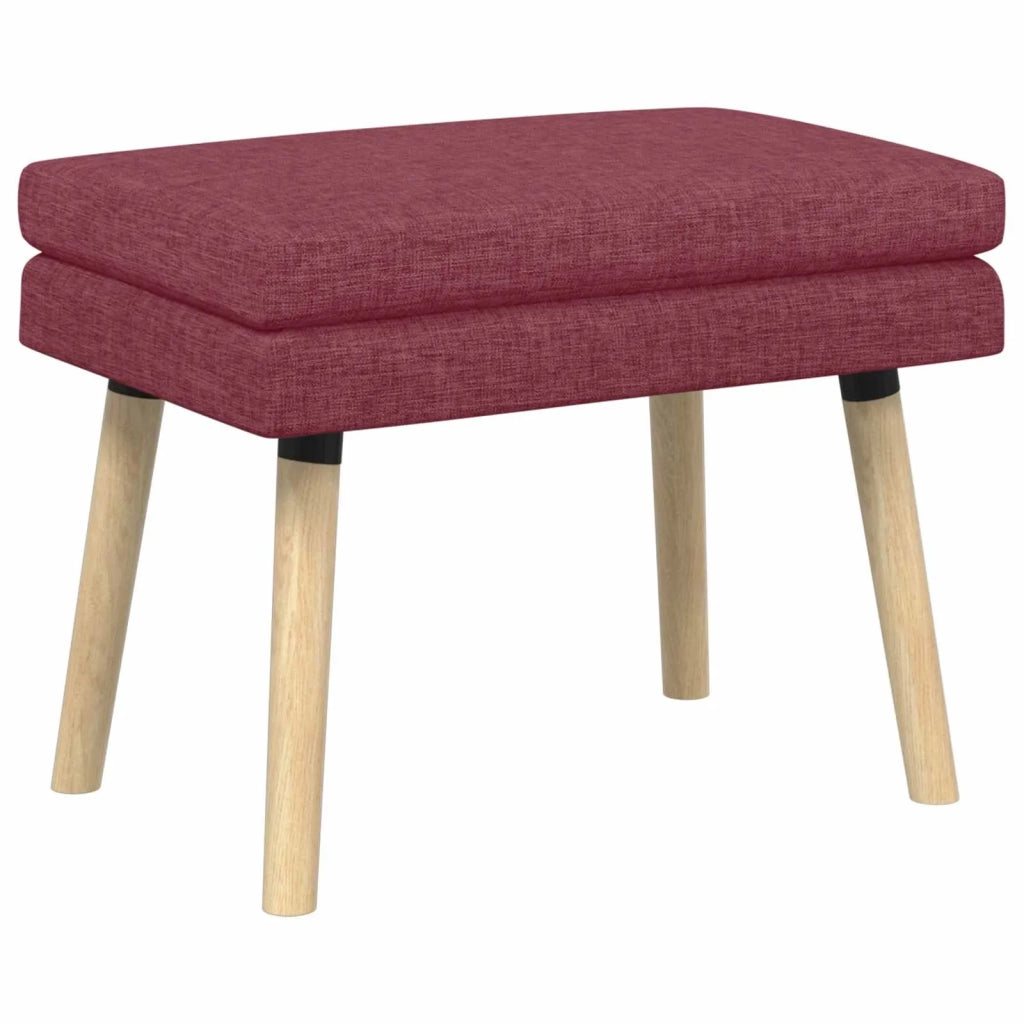 Panchina a doppio strato Rosso Vino 60 x 40 x 46 cm Tessuto 42038420