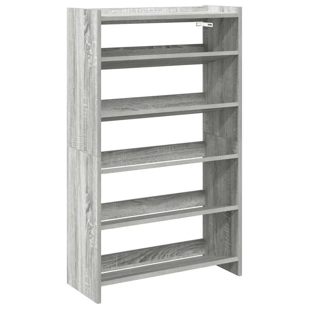 Scarpiera Grigio Sonoma 60x25x100 cm in Truciolato 859874