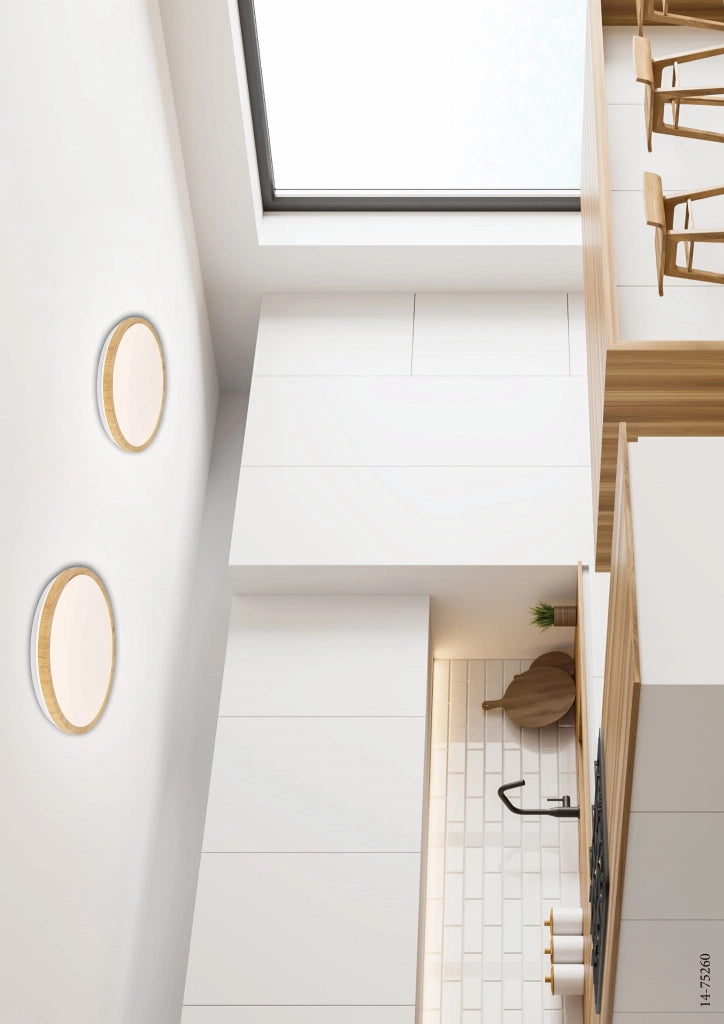Plafoniera LED Candellux Gandava Ø48 36W 4000K bianca