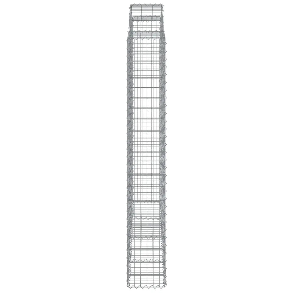 Cesti Gabbioni ad Arco 5 pz 200x30x200/220 cm Ferro Zincato