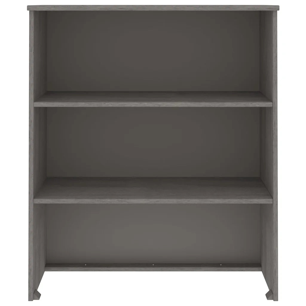Scaffale per Credenza Grigio Chiaro 85x35x100 cm Legno di Pino cod mxl 13755