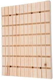 Pavimento per conigli - Piastra in legno per grattare - Dimensione piccola - Adatto per coniglio e chinchilla - Sostenibile e sicuro
