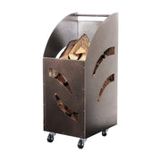 CARRELLO PORTALEGNA PER CAMINO cm 32x42x80h - MADE IN ITALY