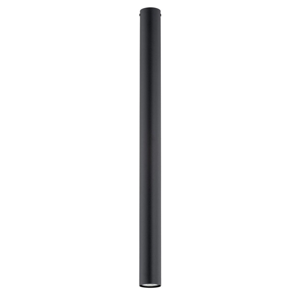 Lampada a sospensione Tecno in acciaio nero opaco