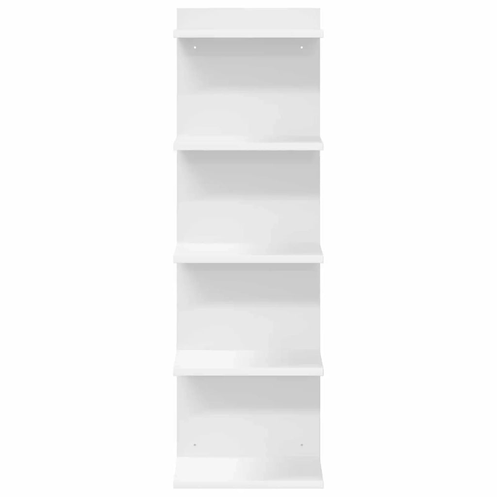 Scaffale da parete Bianco 30 x 15 x 100 cm Legno ingegnerizzato 8012396