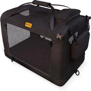 Box per cani auto trasportino per cani trasportino per cani piegabile per uso domestico trasportino per cani auto per sedile posteriore trasportino per cani piccoli gatti, da S a 7kg 50 x 35 x 35 cm