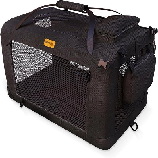 Box per cani auto trasportino per cani trasportino per cani piegabile per uso domestico trasportino per cani auto per sedile posteriore trasportino per cani piccoli gatti, da S a 7kg 50 x 35 x 35 cm