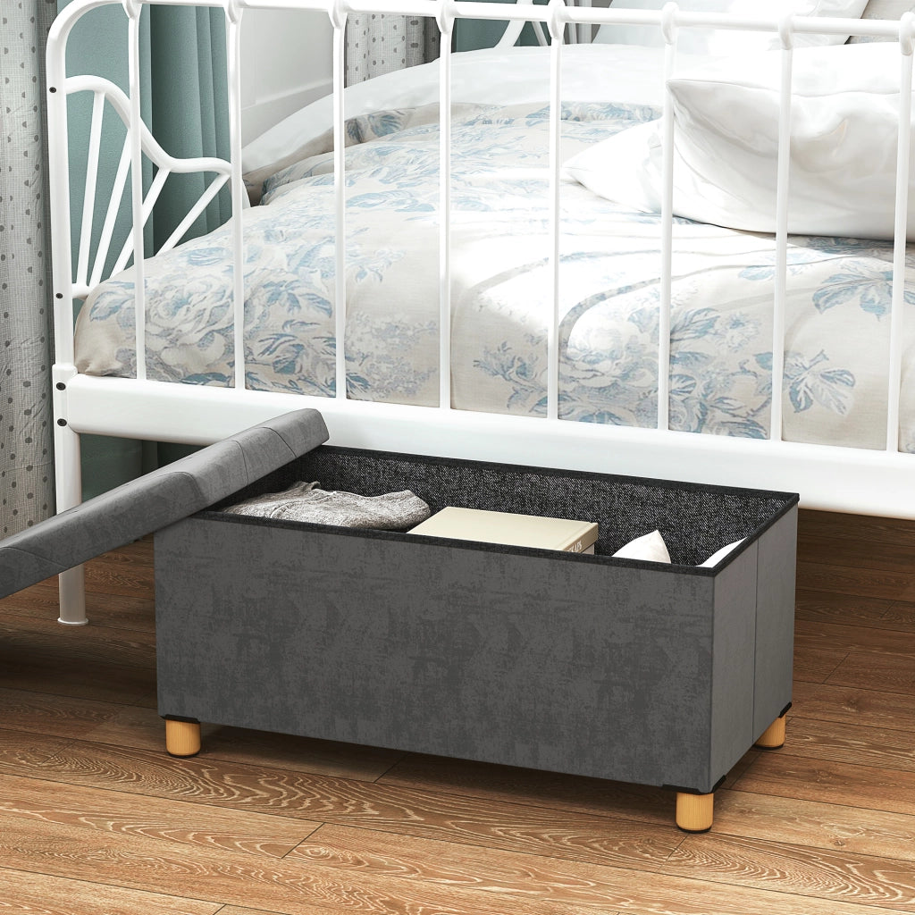 Mobile contenitore con cassetti ¨C zephmum ¨C grigio tessuto 76x38x38 cm