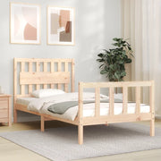 Giroletto senza Materasso-Struttura Letto 100x200 cm in Legno Massello di Pino 794600