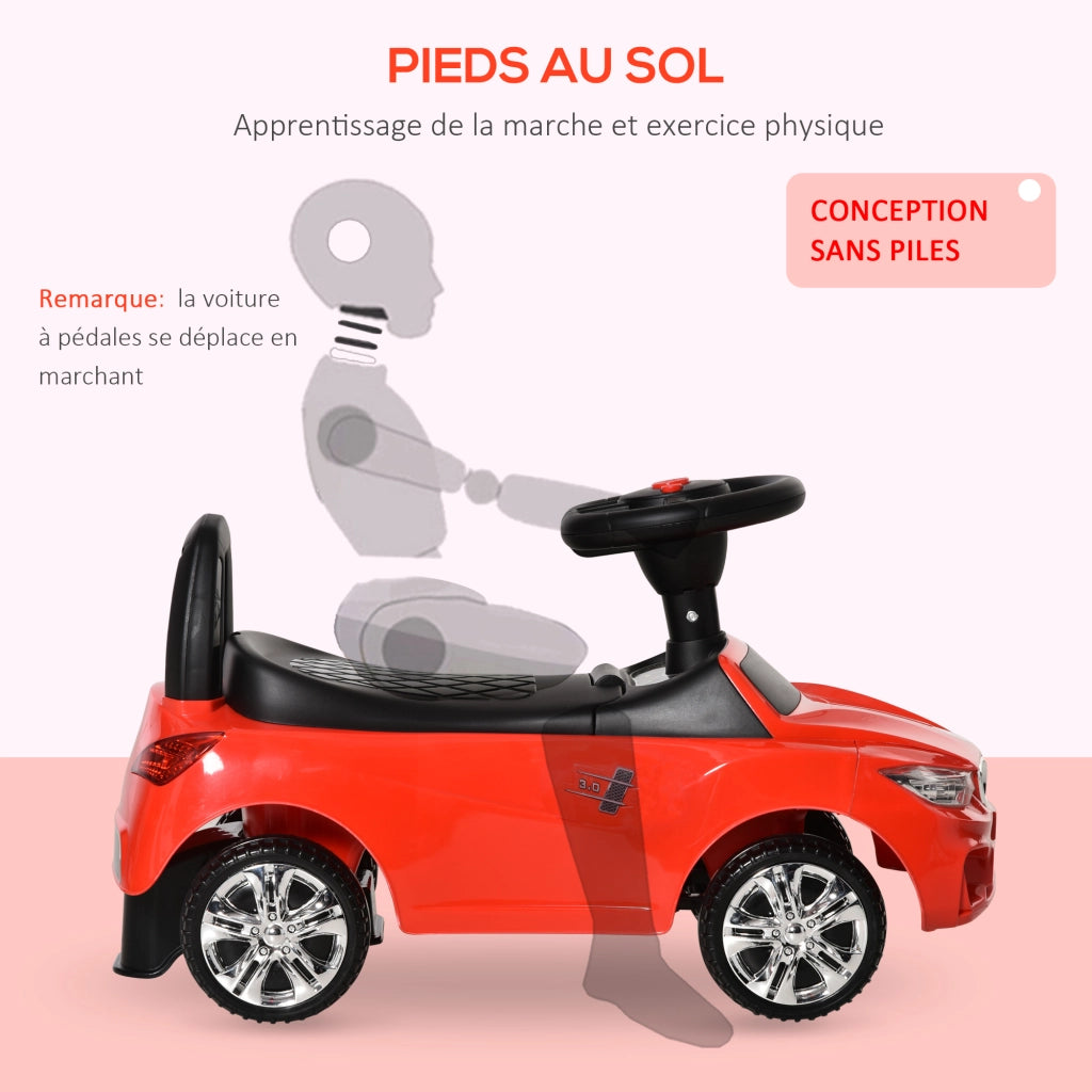 Portagiochi per Bambini a Forma di Auto ¨C zephmum ¨C Rosso 63.5x28x36 cm