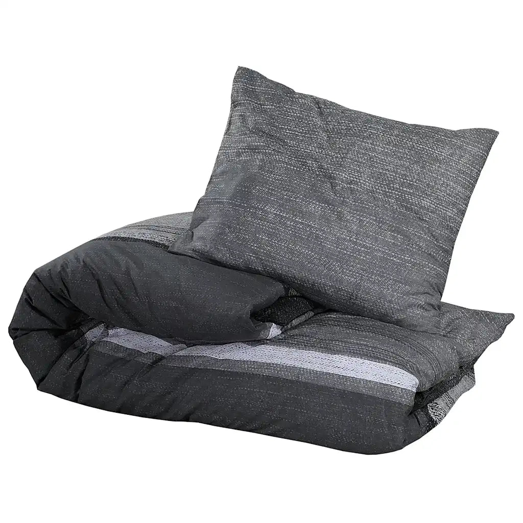 Set Copripiumino Grigio Scuro 260x240 cm in Cotone CFW4503932