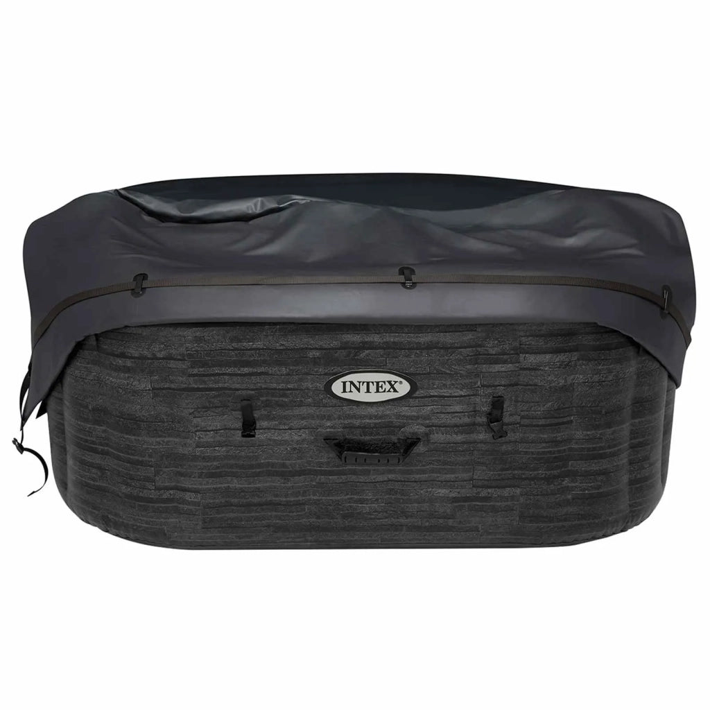 INTEX Copridoccia per Spa  Grigio Scuro 196 x 196 x 72 cm PVC 42035642