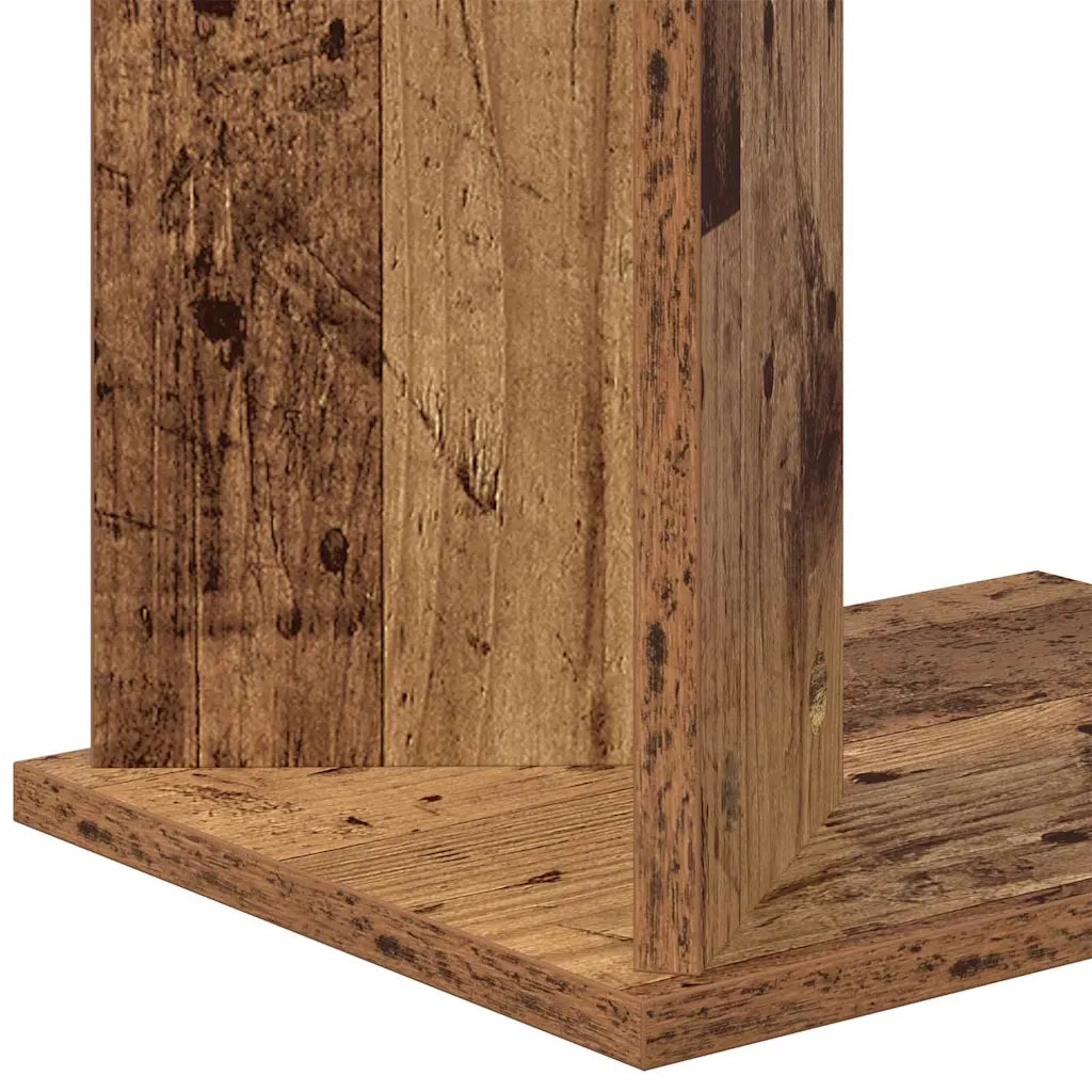 Tavolino Legno vecchio 35 x 25 x 50 cm Legno multistrato