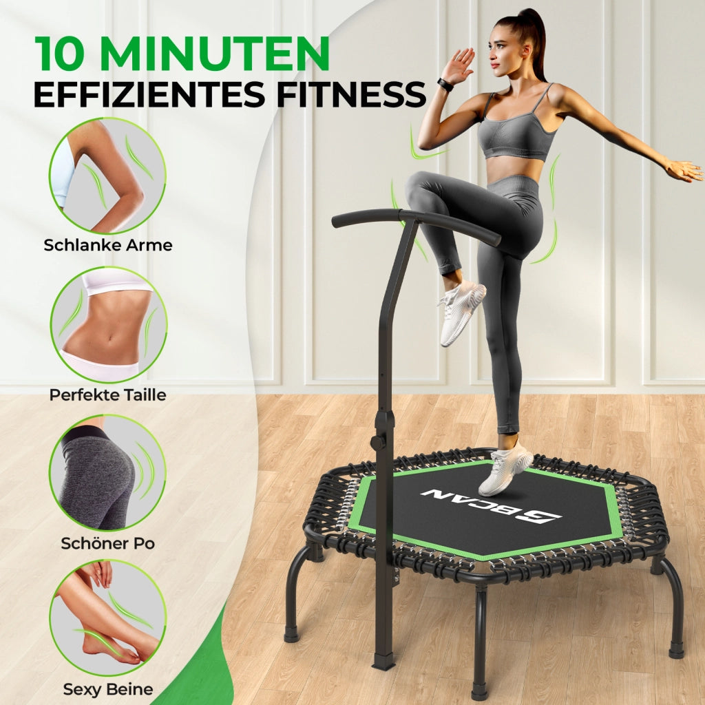 Trampolino Fitness Adulti ¨C Minimal ¨C 122 cm ? 250 kg con Bungee