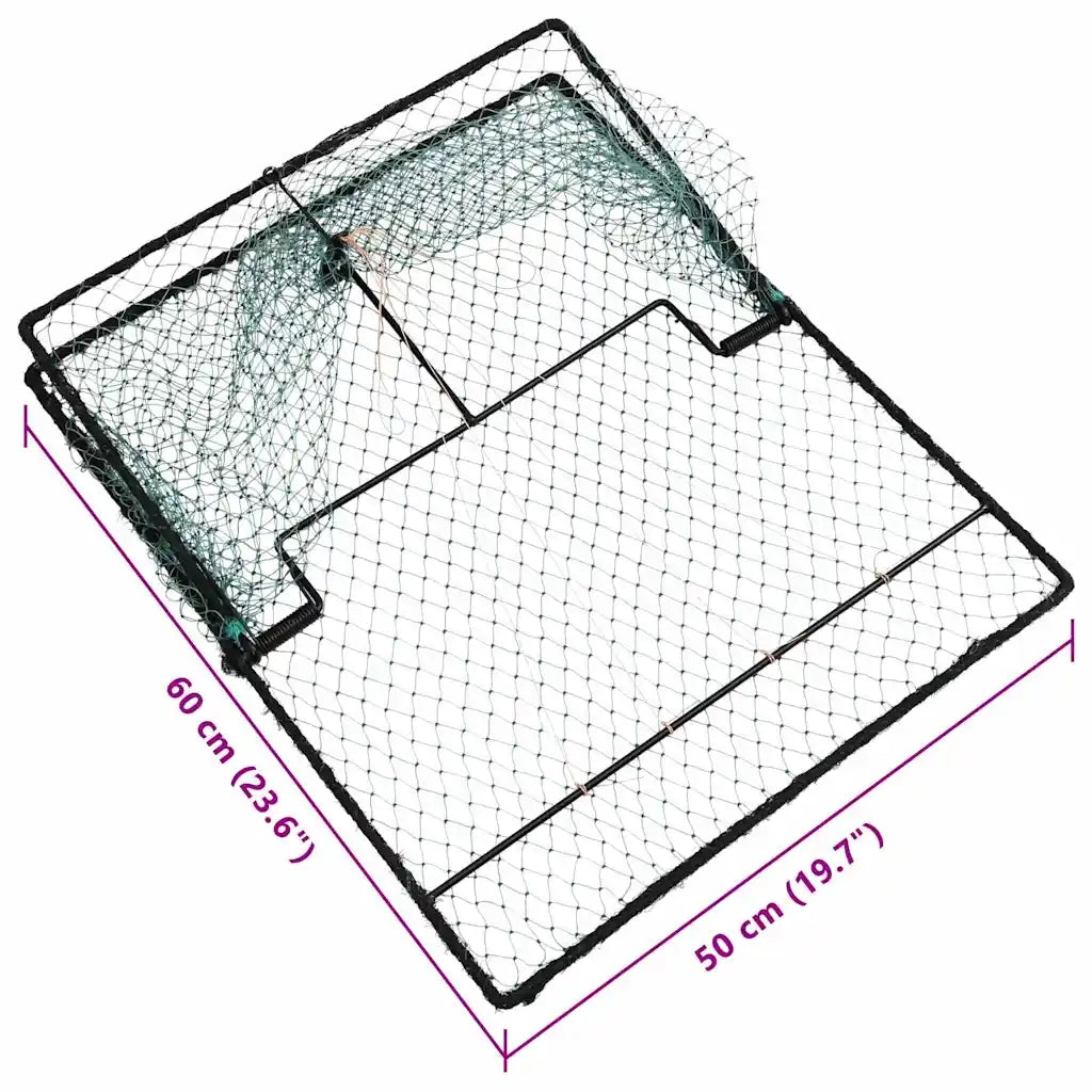 vidaXL Trappola per Uccelli Verde 50 x 60 cm Polietilene