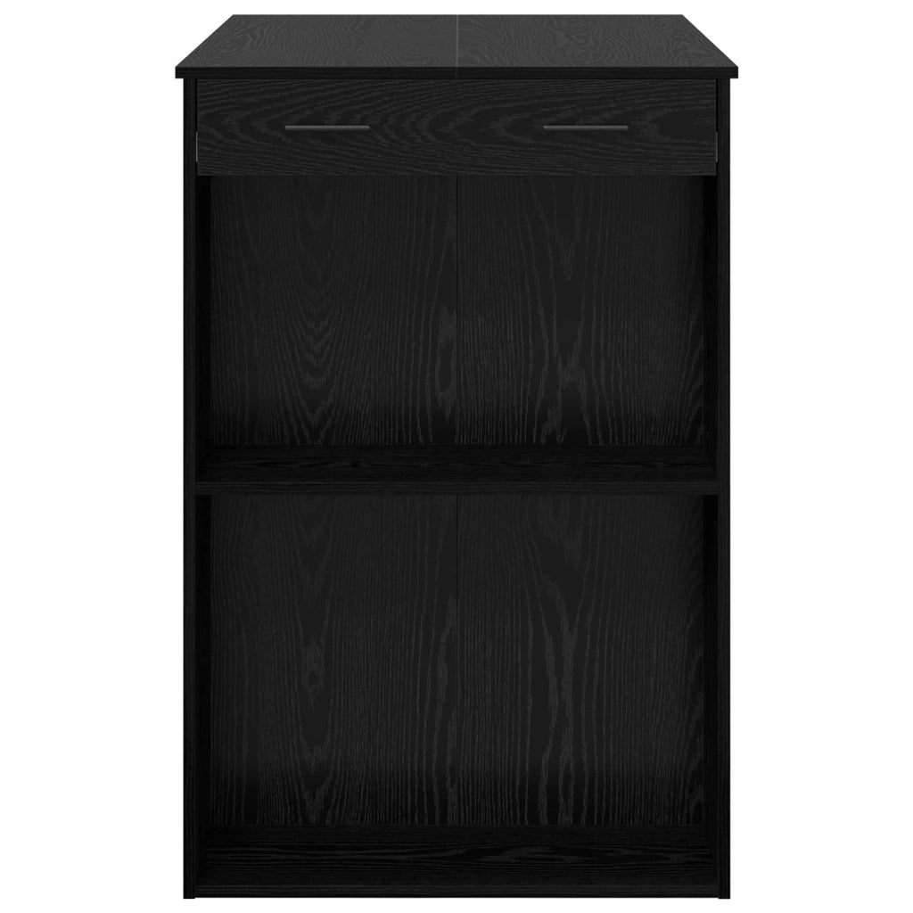 Tavolo da bar Rovere Nero 102 x 70 x 103,5 cm Legno multistrato