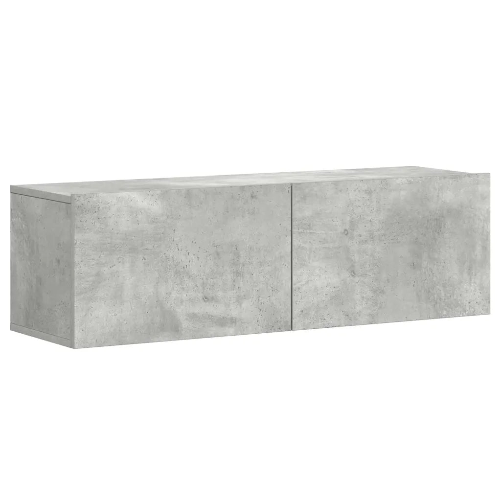 Set Porta TV 3 pz Grigio Cemento in Truciolato  cod mxl 30250