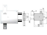 1pz deviatore doppio perno a piastra - dx (201/50) cod:ferx.fer229944