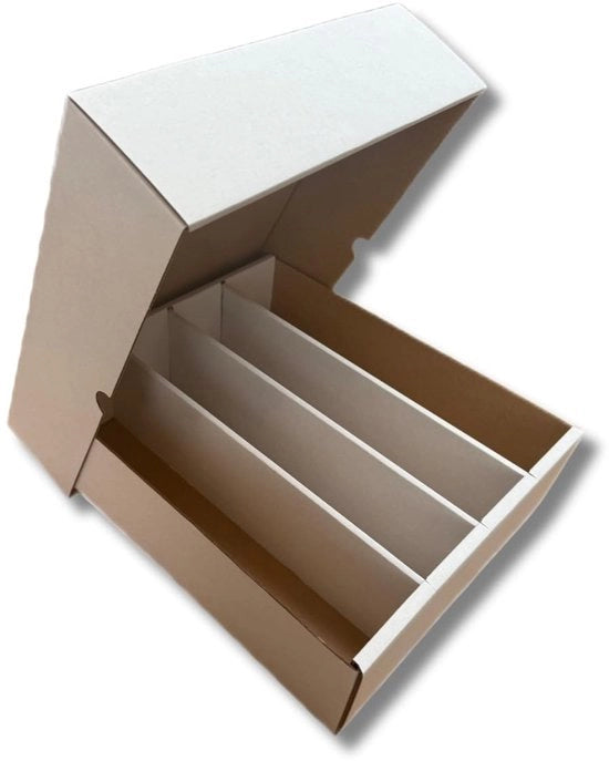 Scatola di archiviazione per carte da gioco da 3200 a 4500 - Cassetto ampio - 4 compartimenti - Sicuro e compatto - Ideale per collezionisti - Archiviazione carte da gioco