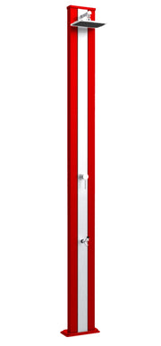 Doccia da Giardino Miscelatore Arkema Spring S Fascia Inox Cherry