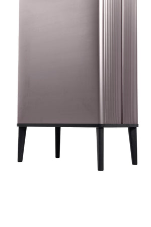 Pattumiera Alta 54L Keter Verto High 43,5x26,5x68,7 cm in Plastica Rosa Perla