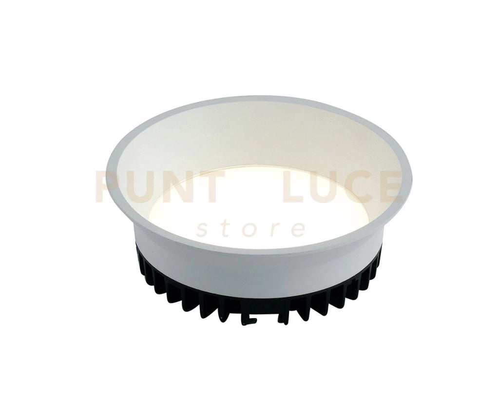 INC-XANTO-F-R220 INCASSO LED XANTO BIANCO TONDO 30W 3000LM 5000K 22X5,5CM