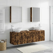 Set di Armadi da Bagno 5 pcs Rovere Fumo Legno ingegnerizzato 3406491