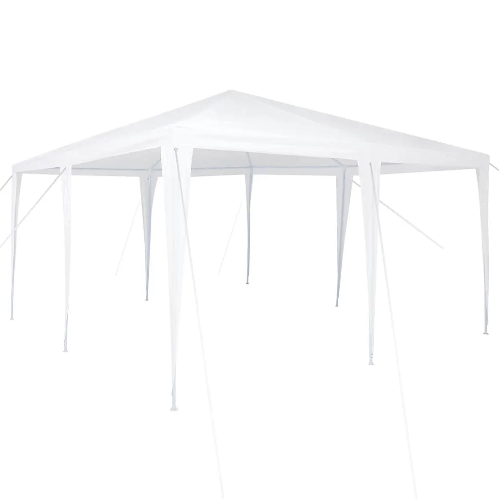 Tenda Party-Tenda da festa Bianco 400 x 400 x 266 cm Polietilene e Acciaio