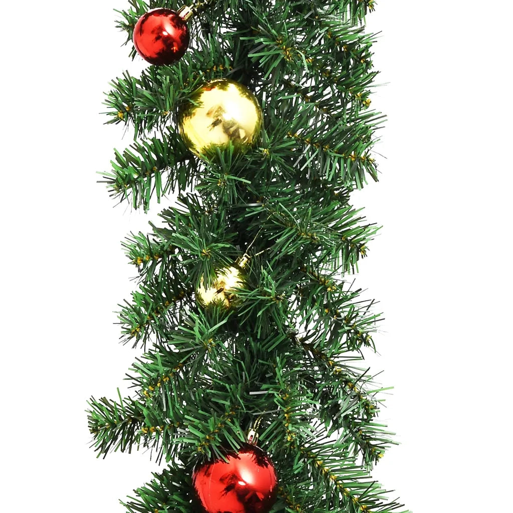 Ghirlanda di Natale Decorata con Palline 10 m 284306