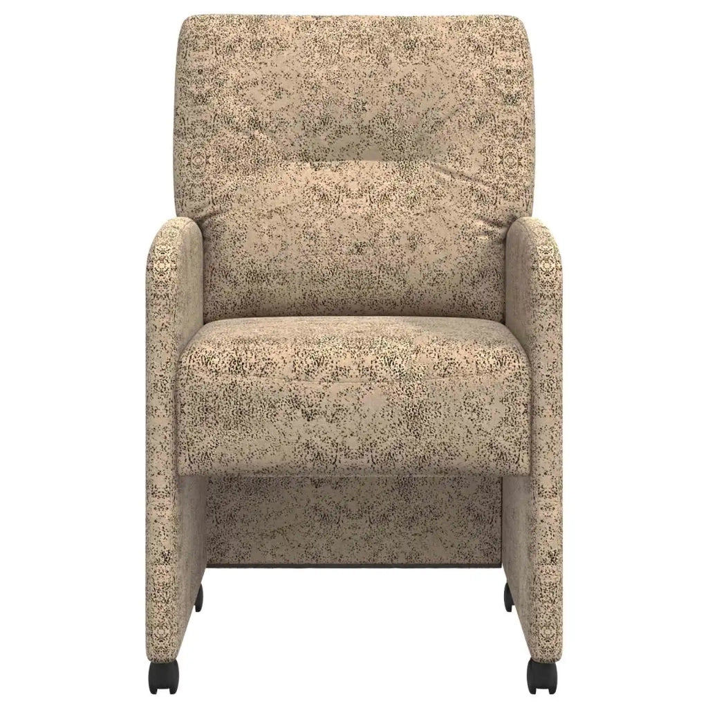 Sedie da Pranzo con Ruote 2 pcs Grigio chiaro 57 x 67 x 95 cm 42017844