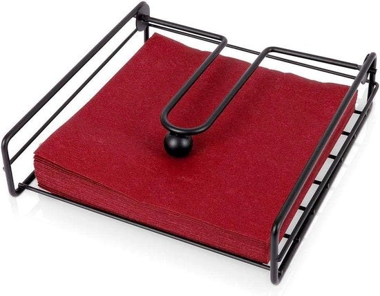 Sostegno dispenser in metallo nero 19x19 cm peso | Sostegno per tavolo | Dispenser di tovaglia houder standard | Tovaglia houder in metallo nero | 

Peso: 
Dimensioni: 19x19 cm
