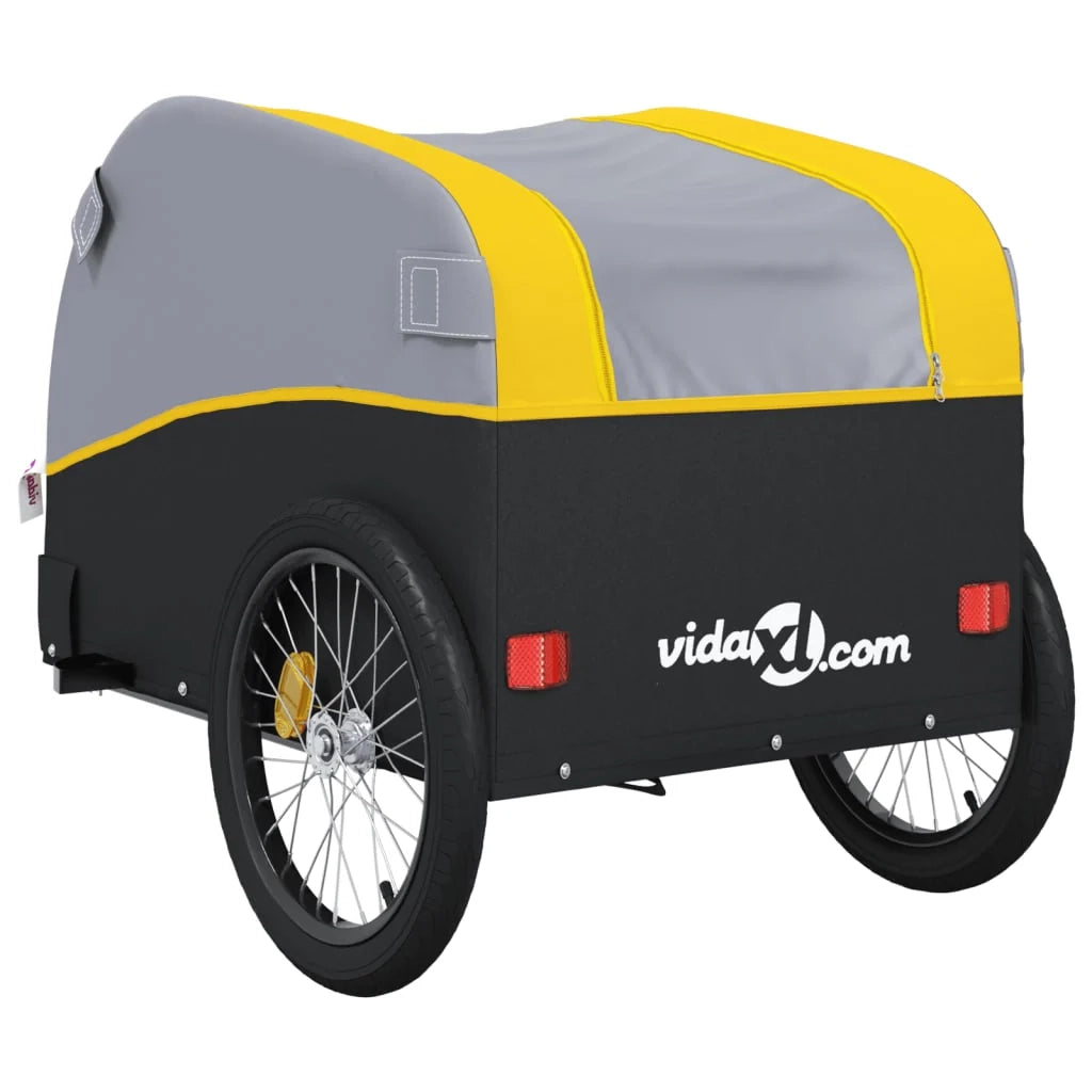 Rimorchio per trasporto biciclette 30 kg ferro giallo 02_0044139